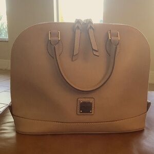 Dooney & Bourke Saffiano Zip zip Satchel - Oyster